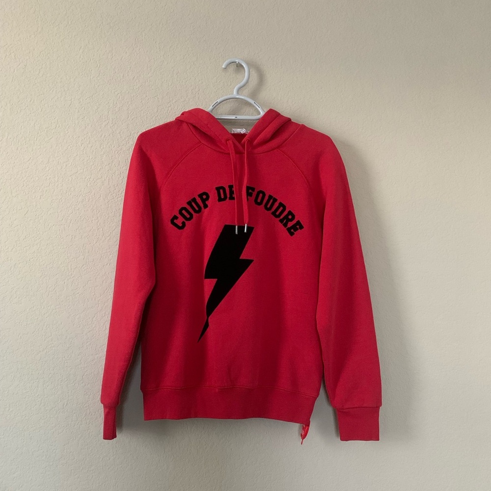 NWT Frame hunter red coup de foudre pullover size S